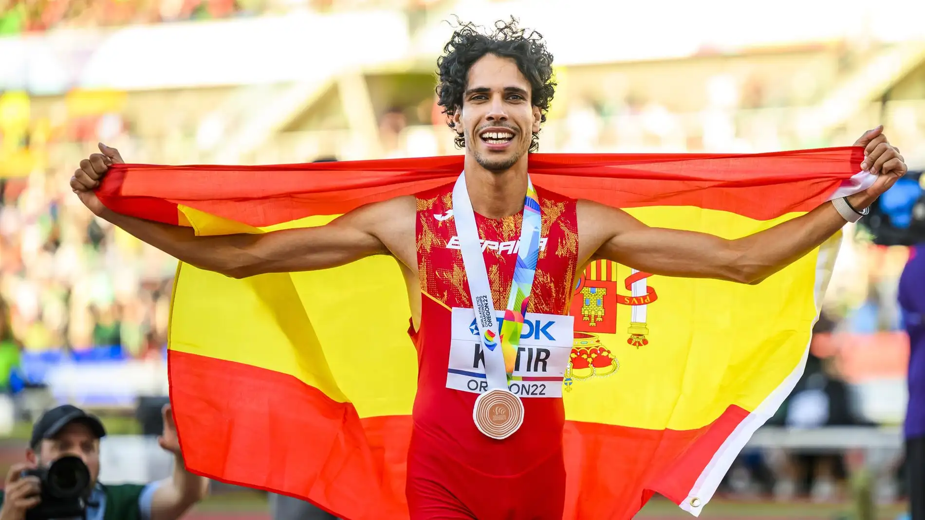 Mohamed Katir logra la medalla de bronce en el 1.500