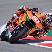 Pedro Acosta durante un entrenamiento en el GP de Catalunya Pedro Acosta durante un entrenamiento en el GP de Catalunya