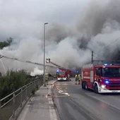 Imágenes de las labores de extinción del incendio Imágenes de las labores de extinción del incendio