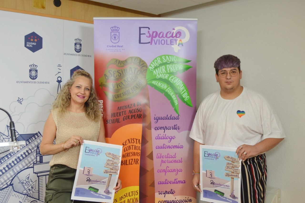 Ciudad Real presenta los ‘espacios violetas’ como apuesta por unas fiestas libres de agresiones sexistas y delitos de odio Ciudad Real presenta los ‘espacios violetas’ como apuesta por unas fiestas libres de agresiones sexistas y delitos de odio