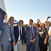 Martínez Arroyo, Valverde y Caballero inauguran la planta de ósmosis inversa en Bolaños Martínez Arroyo, Valverde y Caballero inauguran la planta de ósmosis inversa en Bolaños