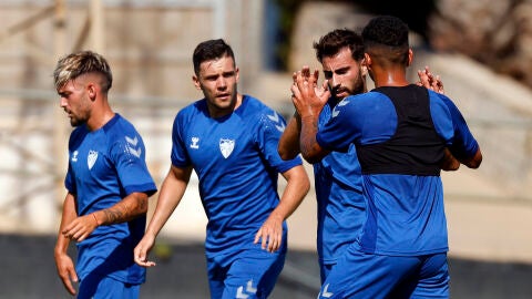 Entrenamiento del M&aacute;laga CF