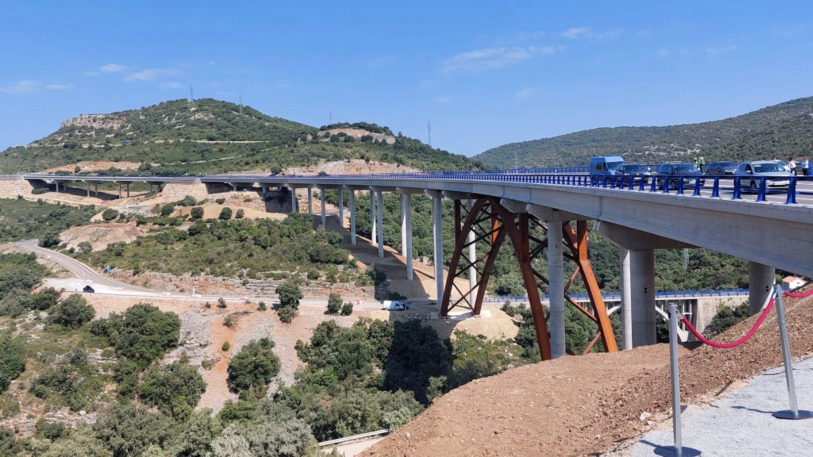 Las obras de mejora en la N-232 por Morella sur obligan hoy y mañana a cortar parte del tráfico en la zona Las obras de mejora en la N-232 por Morella sur obligan hoy y mañana a cortar parte del tráfico en la zona