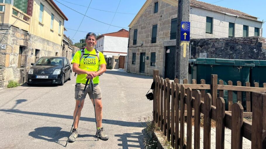 La emotiva promesa que hizo Francisco Casas Carde&ntilde;a haciendo el Camino de Santiago