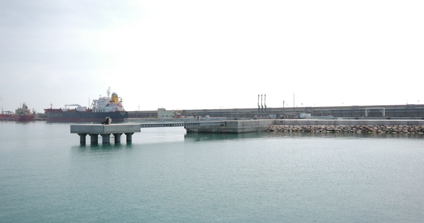 Port Castelló prepara el nuevo atraque para buques de graneles líquidos Port Castelló prepara el nuevo atraque para buques de graneles líquidos