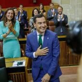 Juanma Moreno vuelve a ser investido como presidente de la Junta de Andalucía