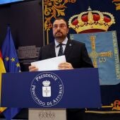 Adrián Barbón, presidente de Asturias, hace balance de tres años de legislatura
