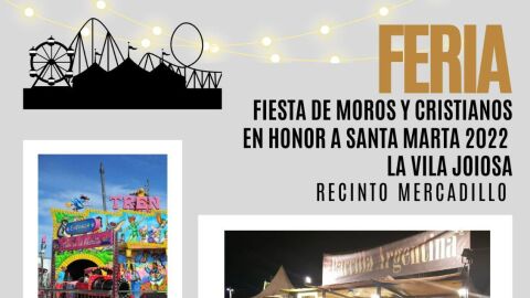 Feria de Atracciones de la Vila. Cartel