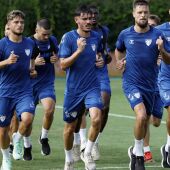 Entrenamiento del Málaga CF