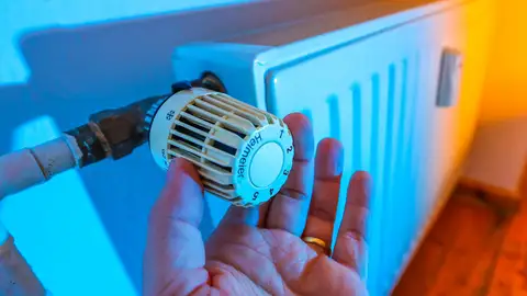 Imagen de archivo de un radiador de calefacción.