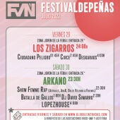 Cartel Festivaldepeñas 2022