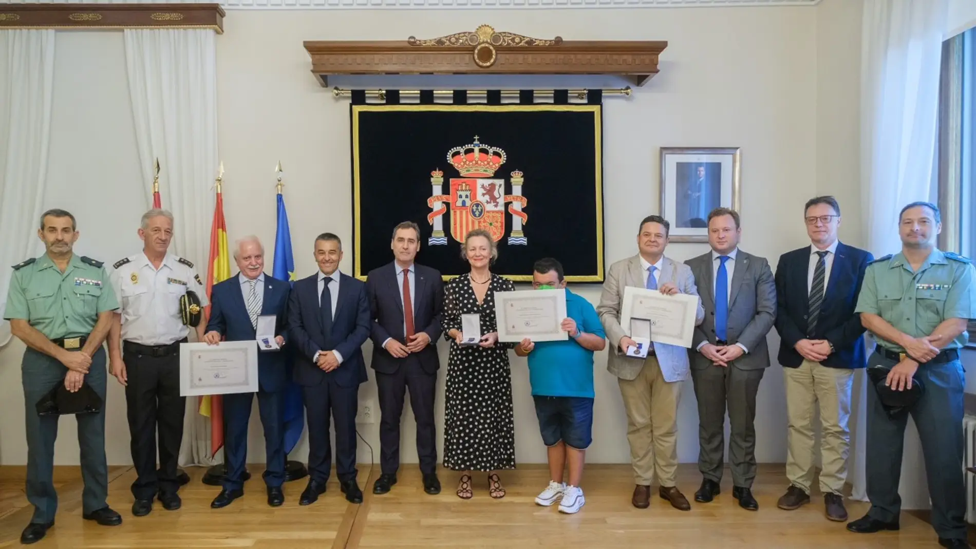 El Delegado Gobierno CLM entrega las medallas al Mérito Protección Civil Albacete