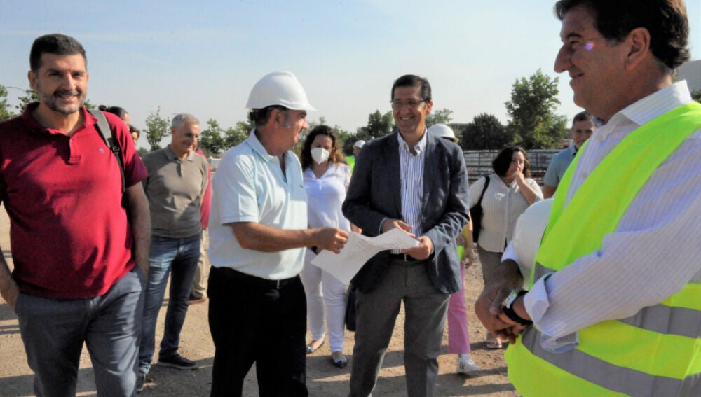 José Manuel Caballero ha visitado las obras