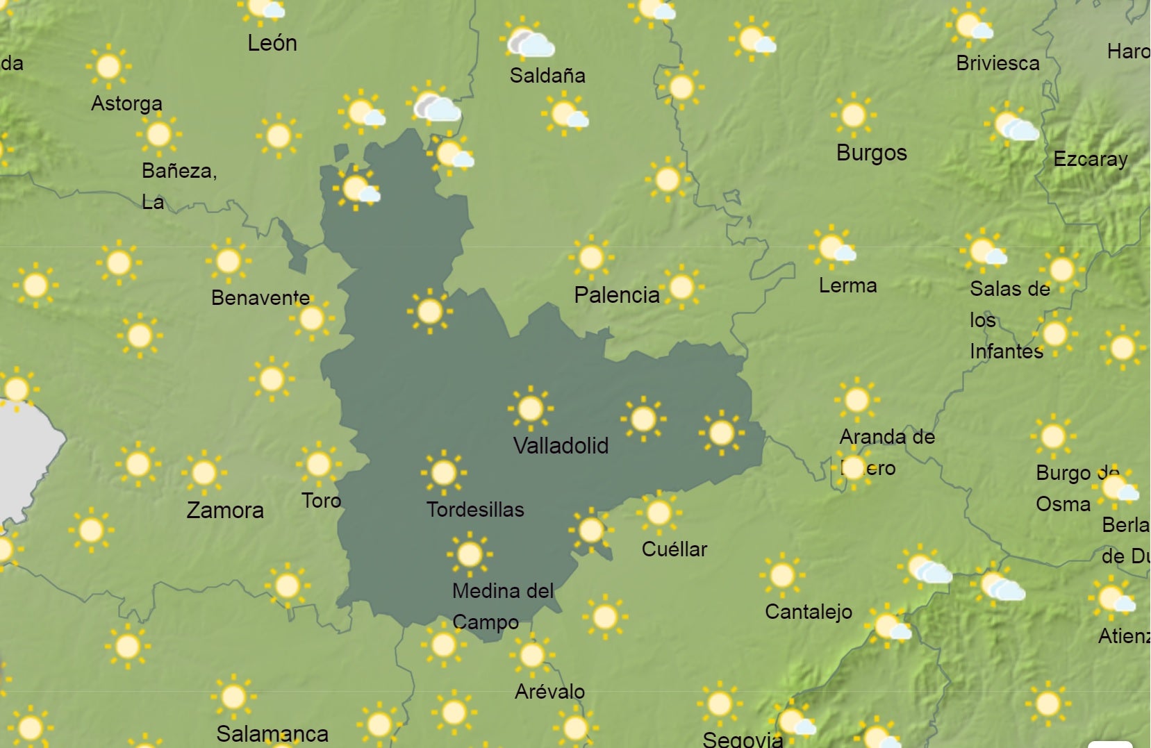 El Tiempo para las próximas horas El Tiempo para las próximas horas