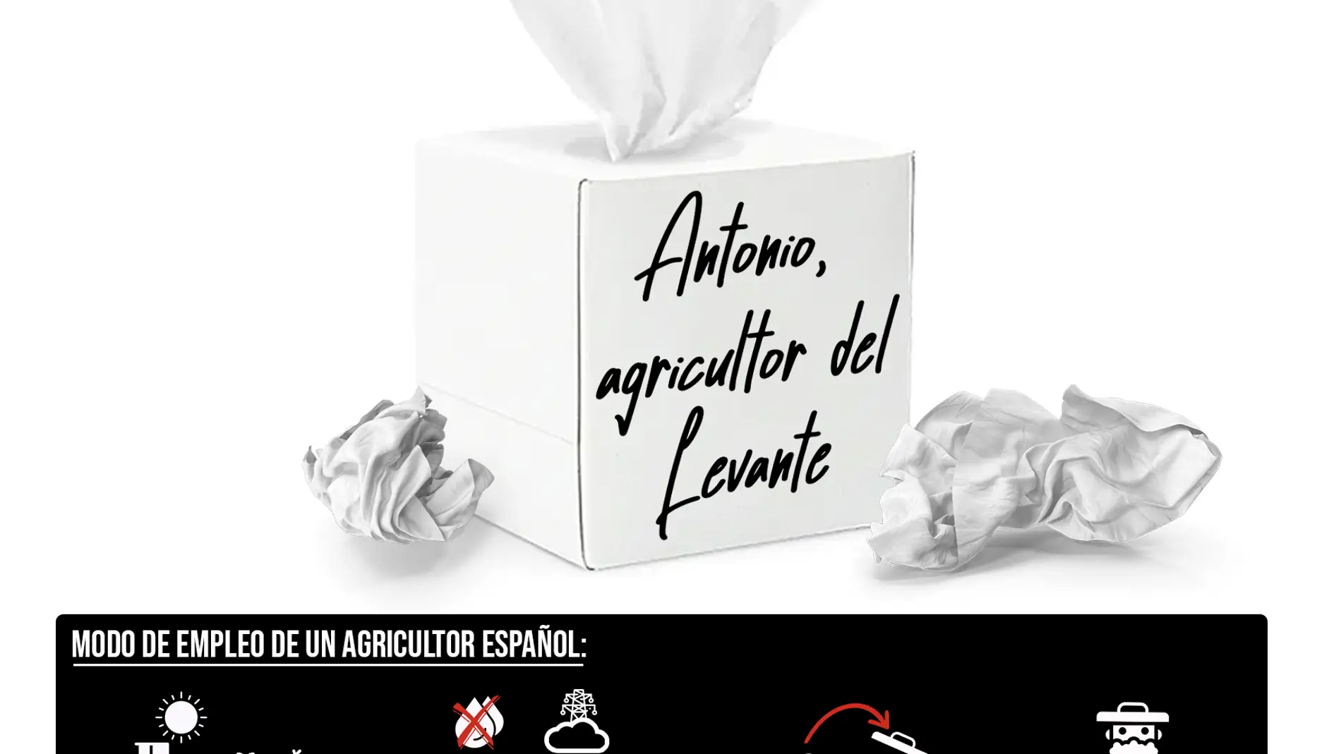 Regantes del Tajo-Segura lanzan la campaña "Agricultores de usar y tirar" para visibilizar las trabas al sector para "trabajar con dignidad"