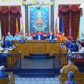 Pleno municipal del mes de julio de 2022 en el Ayuntamiento de Elche.