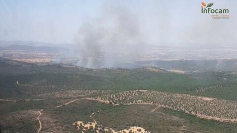 Incendio en Malagón