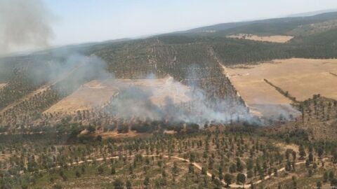 Incendio en Almadén