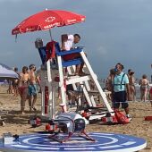La Generalitat presenta en Orihuela el servicio de drones de salvamento para combatir ahogamientos