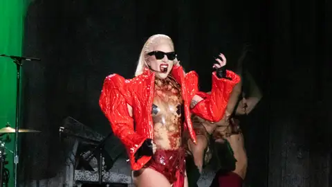 Lady Gaga durante un concierto de su gira The Chromatica Ball Lady Gaga durante un concierto de su gira The Chromatica Ball