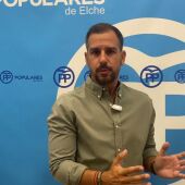 José Navarro, portavoz adjunto del Partido Popular de Elche