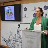 Eva Masías durante la presentación de la programación de la Feria y Fiestas