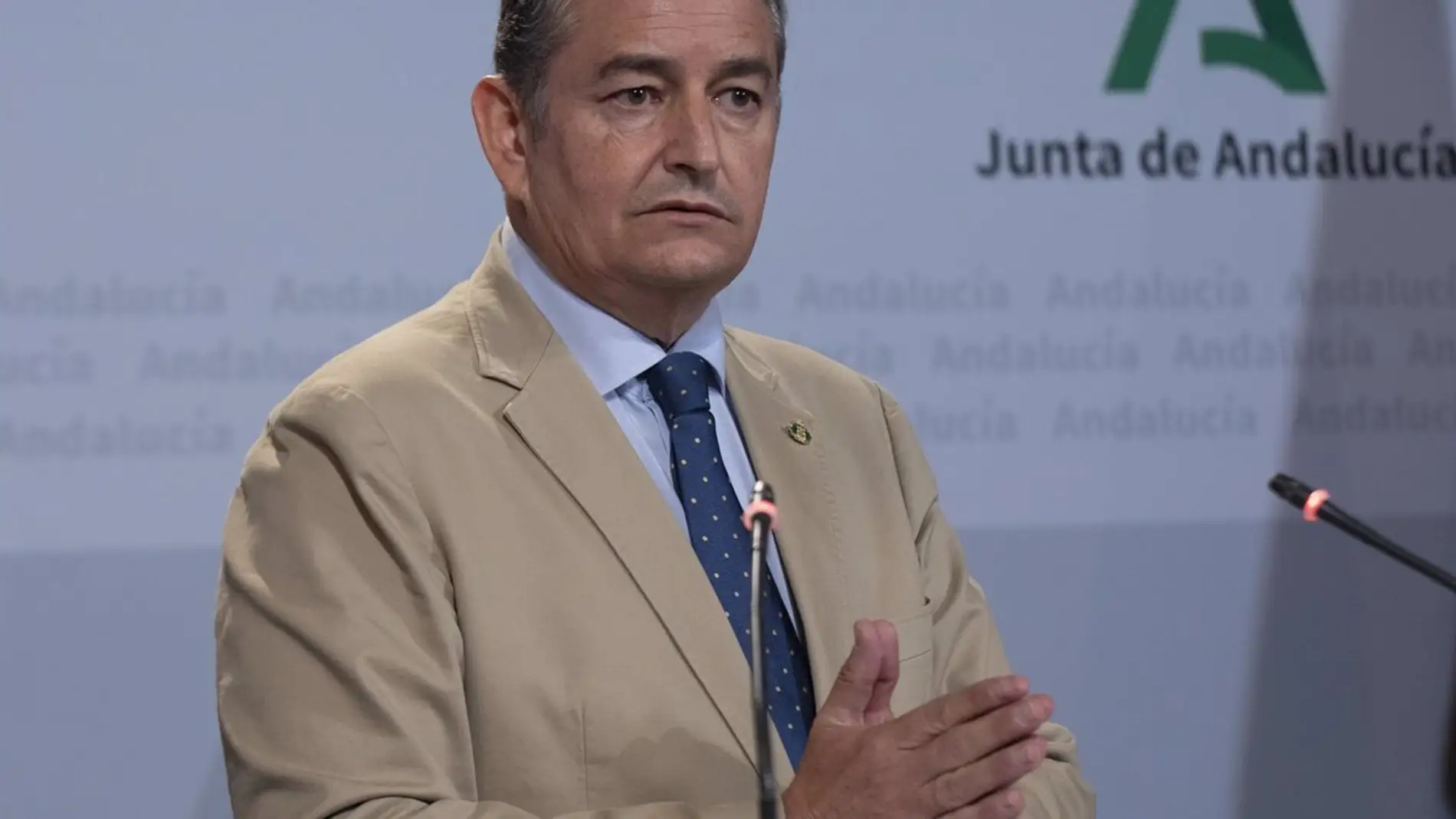 El consejero de Presidencia, Interior, Diálogo Social y Simplificación, Antonio Sanz.