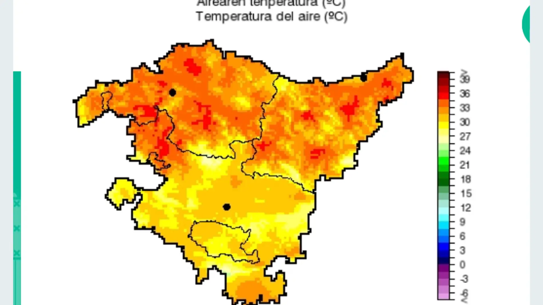 Euskadi arde , a la espera de la lluvia que no llega. 