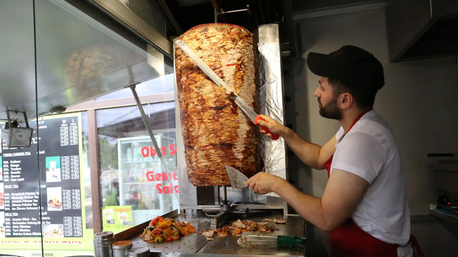 Imagen de archivo de un establecimiento de Döner Kebab