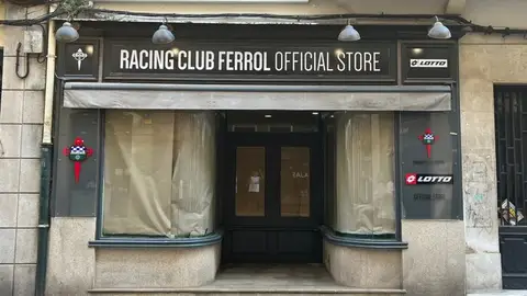 Tienda oficial del Racing de Ferrol Se inaugura el viernes, 12 de agosto de 2022
