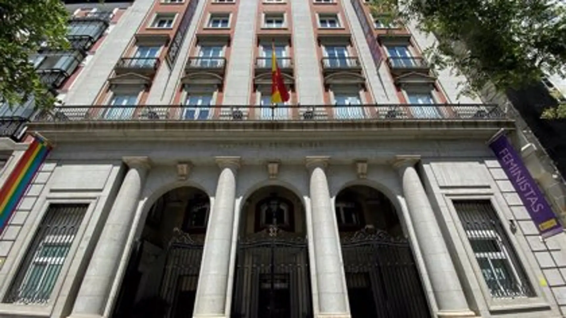 Edificio de la sede del Ministerio de Igualdad.