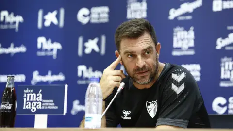 Pablo Guede, entrenador del Málaga CF Pablo Guede, entrenador del Málaga CF