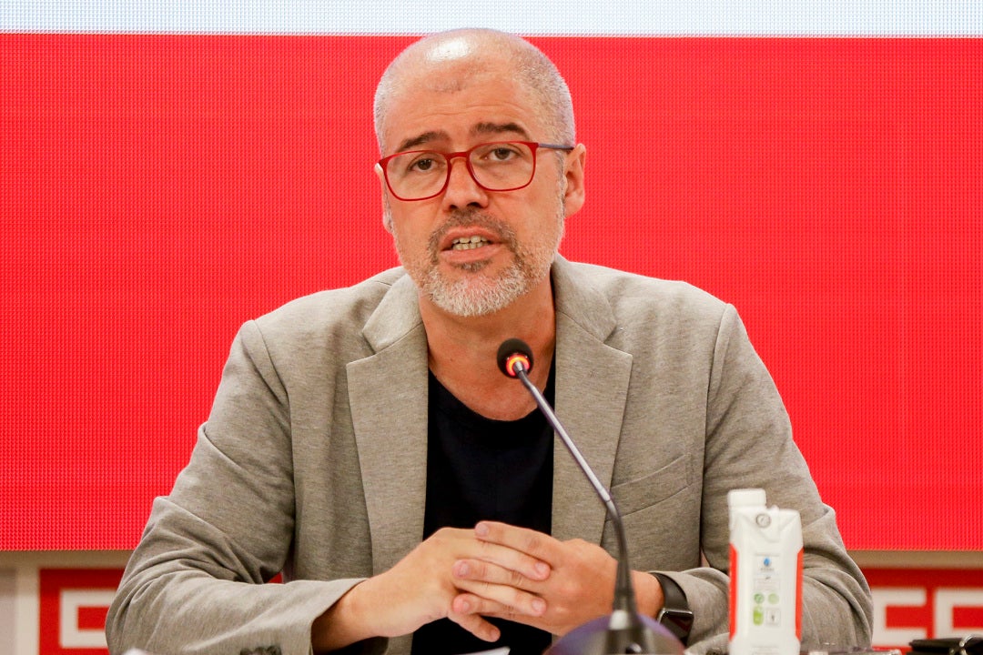 Unai Sordo, secretario de CCOO: "No asumiremos de forma pacífica la pérdida de poder adquisitivo en los salarios" Unai Sordo, secretario de CCOO: "No asumiremos de forma pacífica la pérdida de poder adquisitivo en los salarios"