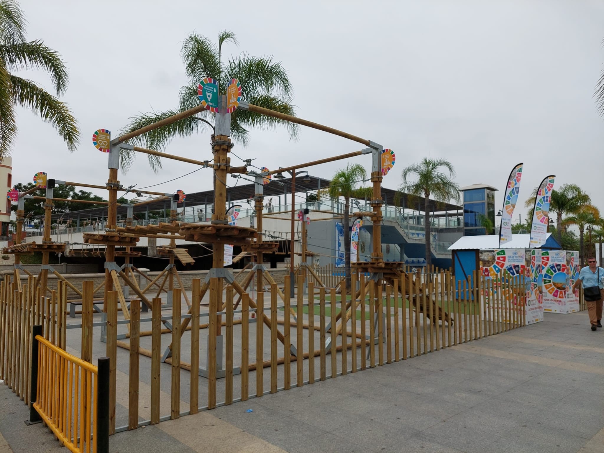 El parque de aventuras de la Alameda del Río se pone en marcha para promocionar la Agenda 2030 El parque de aventuras de la Alameda del Río se pone en marcha para promocionar la Agenda 2030