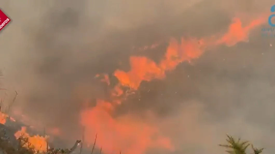 Incendio en la Marina Alta