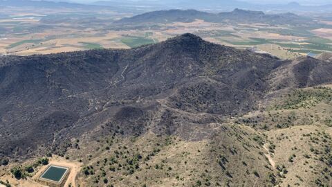 Extinguido el incendio forestal de La Patoja en Jumilla