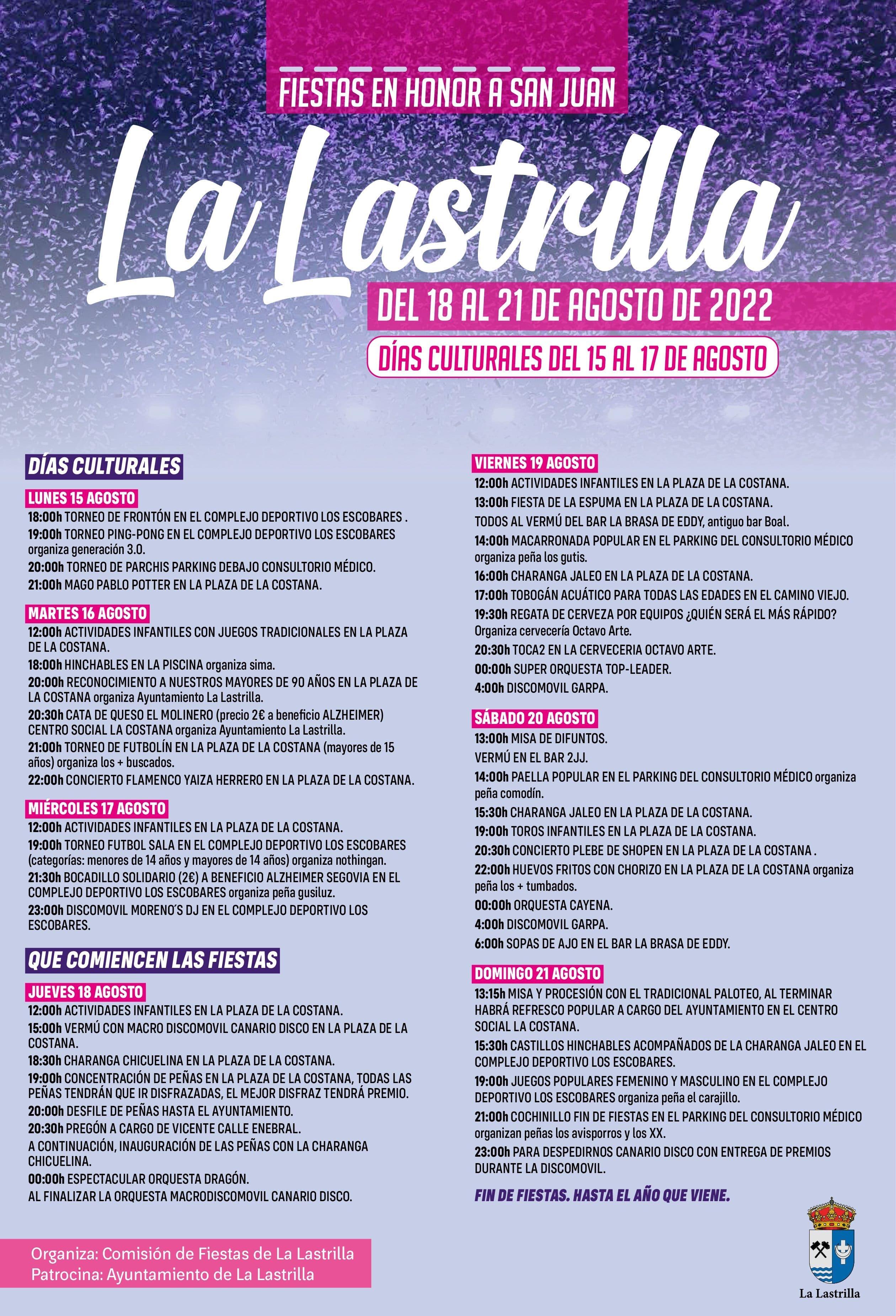 La Lastrilla se prepara para las fiestas de este fin de semana La Lastrilla se prepara para las fiestas de este fin de semana