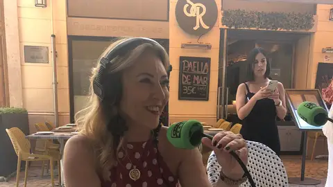 Carolina España La consejera de Economía y Hacienda, en Aires de Feria 2022