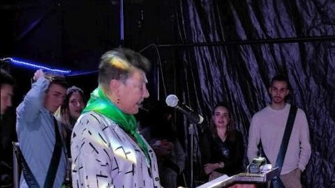 Amor Gonz&aacute;lez pregonando a San Roque 2022 