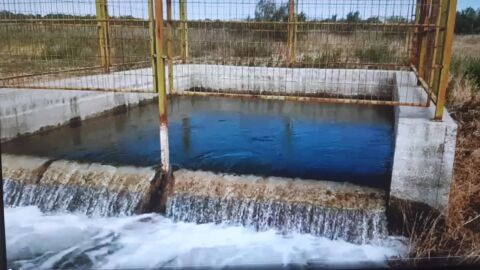 El agua del trasvase Tajo-Segura está entrando en las Tablas