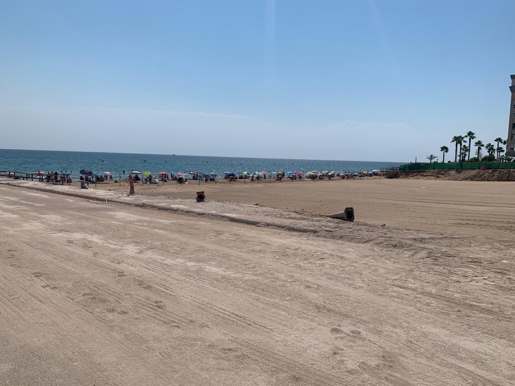 Comienza la fase de recuperación ambiental de la parcela del antiguo hotel de Arenales del Sol Comienza la fase de recuperación ambiental de la parcela del antiguo hotel de Arenales del Sol