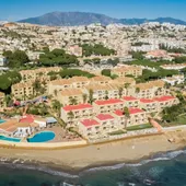 Imagen de archivo de instalaciones hoteleras en la Costa del Sol Imagen de archivo de instalaciones hoteleras en la Costa del Sol