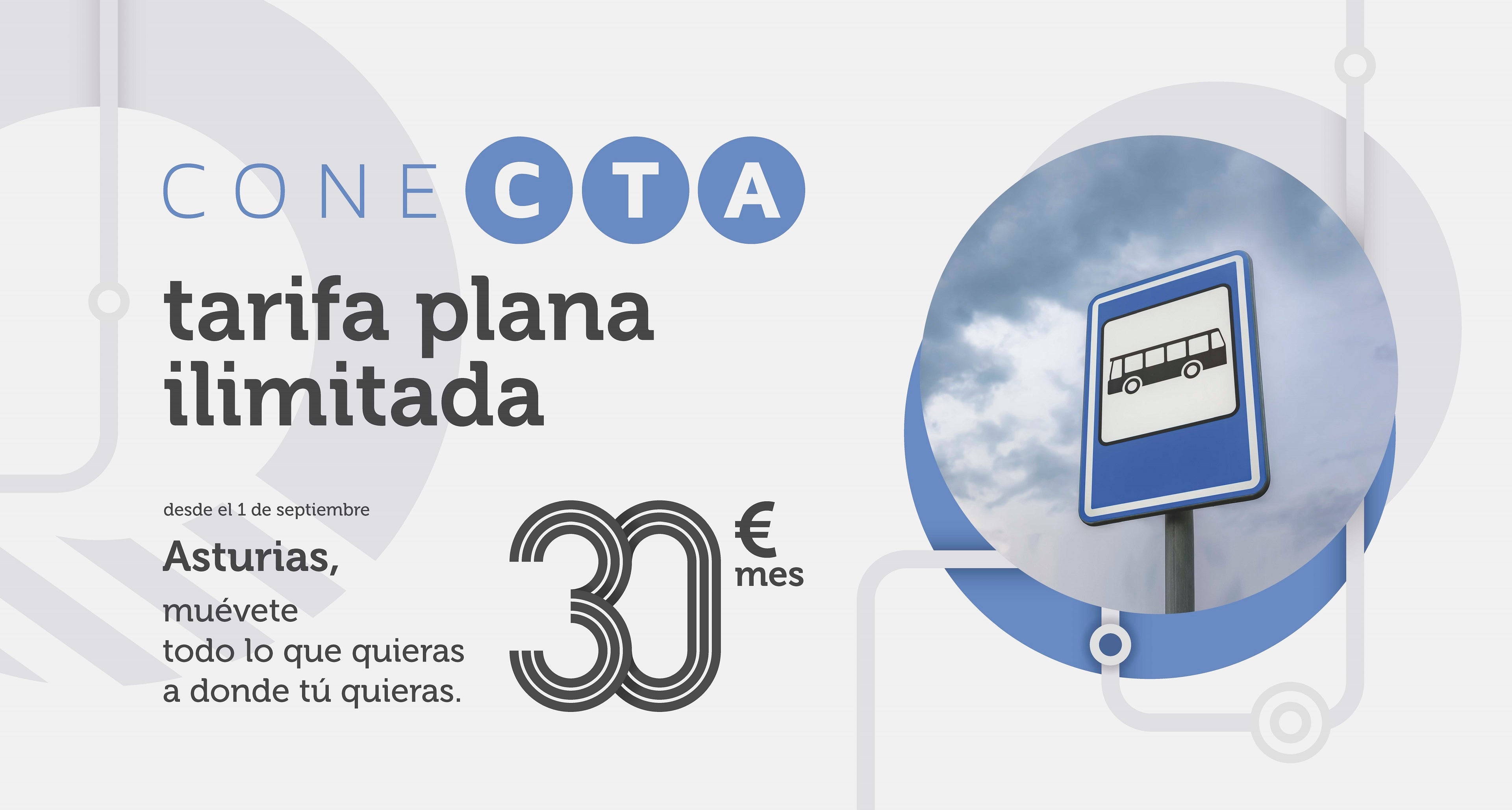 30 euros al mes para moverse por toda Asturias 30 euros al mes para moverse por toda Asturias