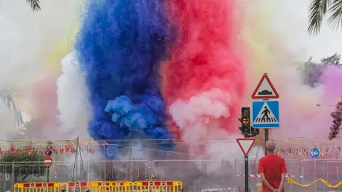 Mascletá en Elche de Pirotécnia Zarzoso Mascletá en Elche de Pirotécnia Zarzoso