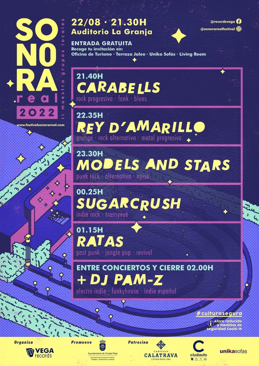 El festival Sonora Real clausurará la programación de la Feria de Ciudad Real El festival Sonora Real clausurará la programación de la Feria de Ciudad Real