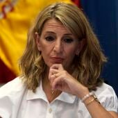 La vicepresidenta segunda del Gobierno español y ministra de Trabajo, Yolanda Díaz.