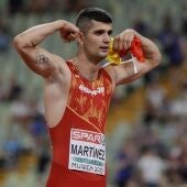 Asier Martínez tras conquistar el oro en Munich