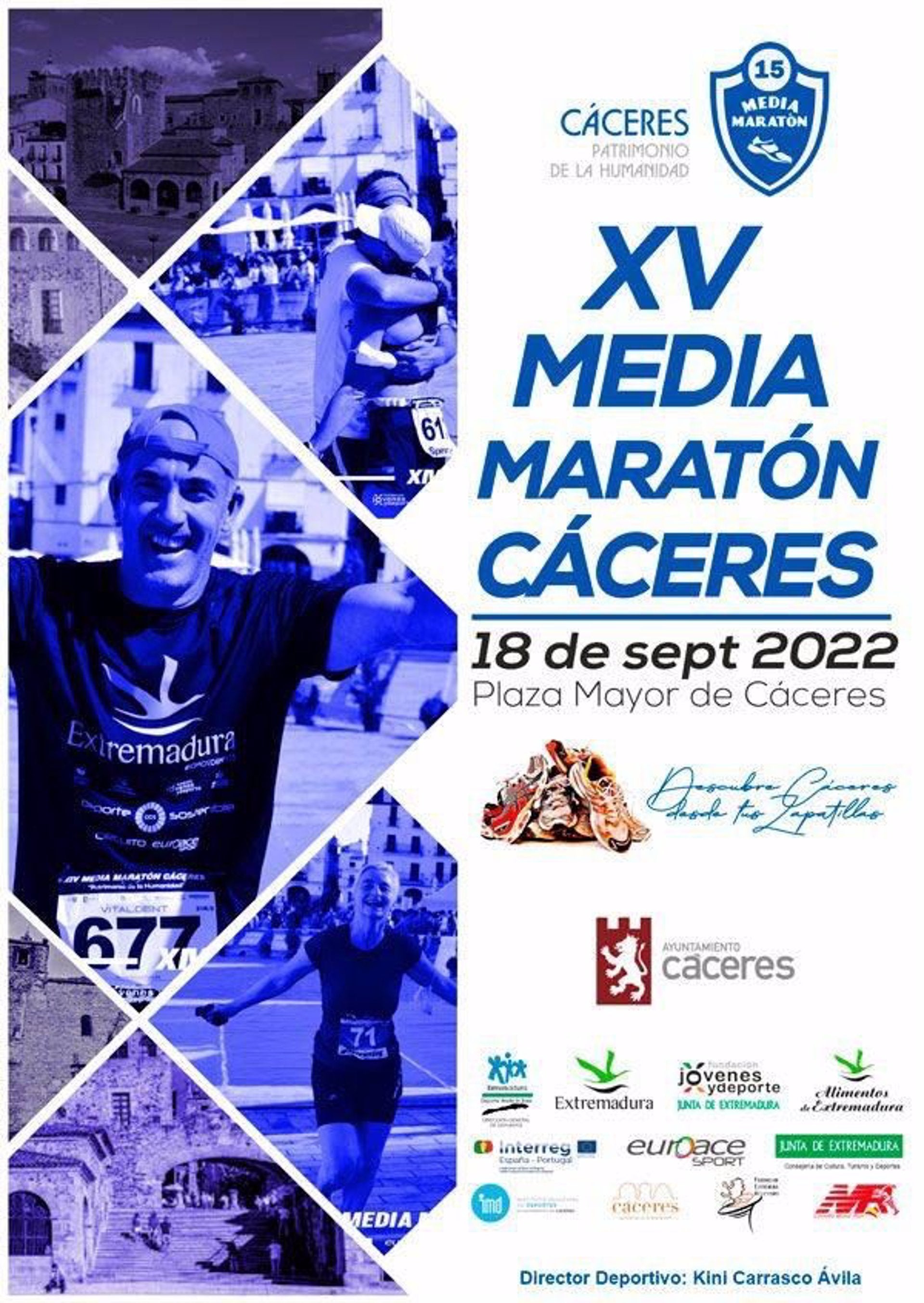 Abiertas las inscripciones para participar en la XV Media Maratón de Cáceres, que se celebra el 18 de septiembre Abiertas las inscripciones para participar en la XV Media Maratón de Cáceres, que se celebra el 18 de septiembre