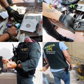 Desmantelado un taller ilegal de explosivos y un campo de tiro en una finca de Murcia