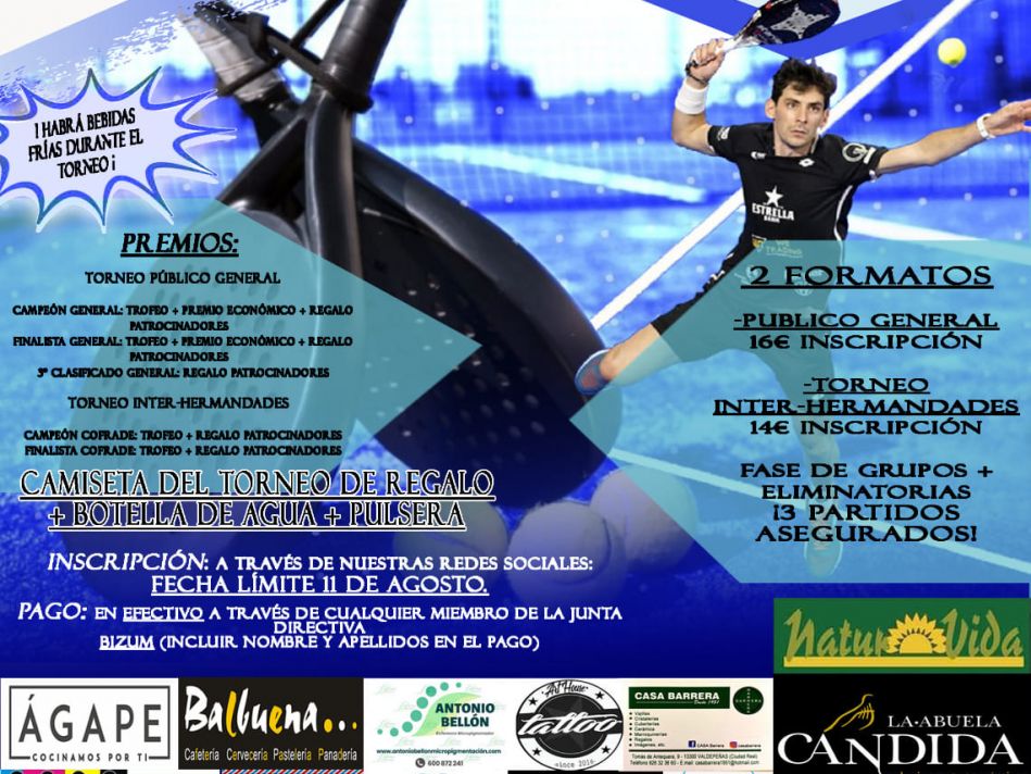 Este fin de semana se celebra el II Torneo de Padel Cofrade Este fin de semana se celebra el II Torneo de Padel Cofrade
